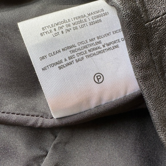 Theory Leather Pencil Skirt - Size 4 - Black - Picture 5 of 5